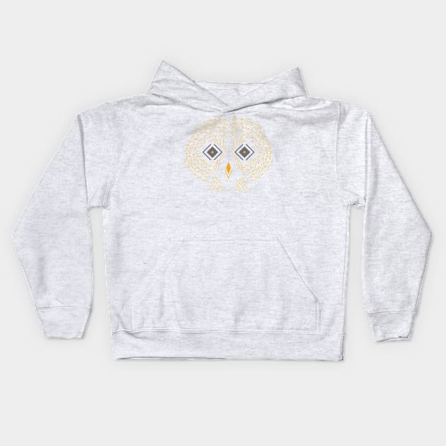 Owl art. Kids Hoodie by JAD'OUX